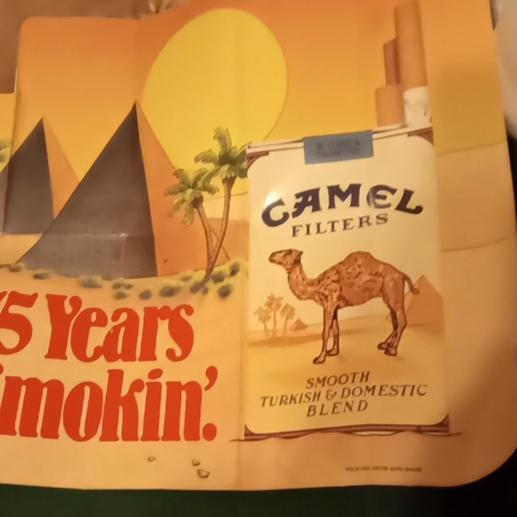 Auto Shade1988 Windshield Sun blocker featuring Camel 75th Birthday!! - Picture 3 of 10